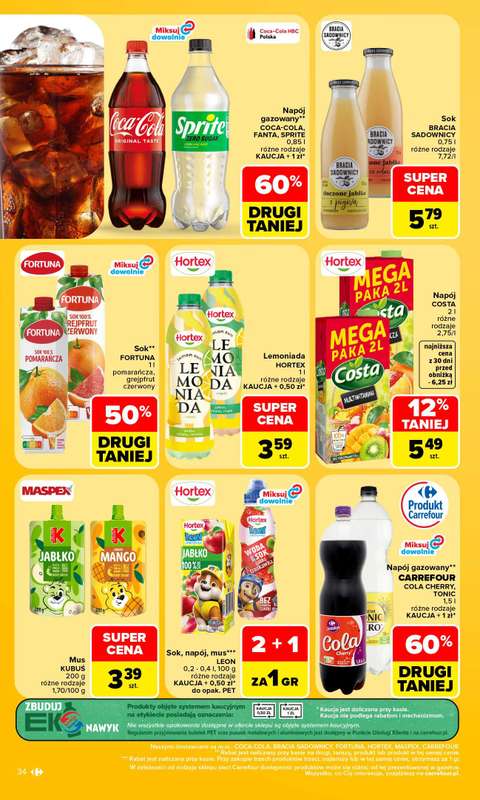 Carrefour - gazetka promocyjna Gazetka Carrefour od poniedziałku od poniedziałku 24.08 do niedzieli 30.08 - strona 36