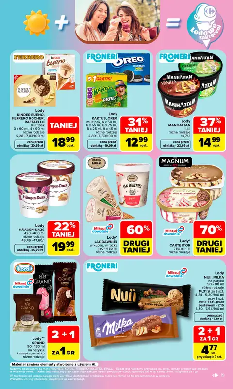 Carrefour - gazetka promocyjna Gazetka Carrefour od poniedziałku od poniedziałku 24.08 do niedzieli 30.08 - strona 21