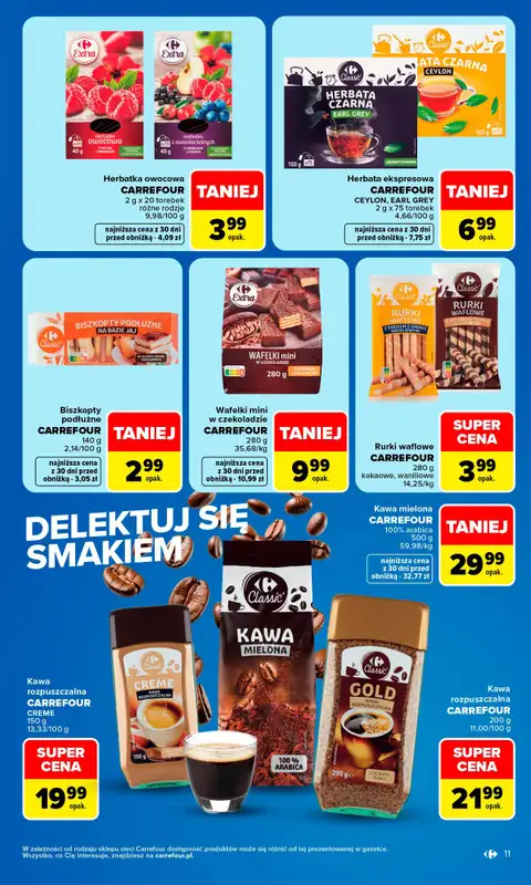 Carrefour - gazetka promocyjna Gazetka Produkt Carrefour najlepsza jakość i cena od poniedziałku 24.08 do soboty 05.09 - strona 11