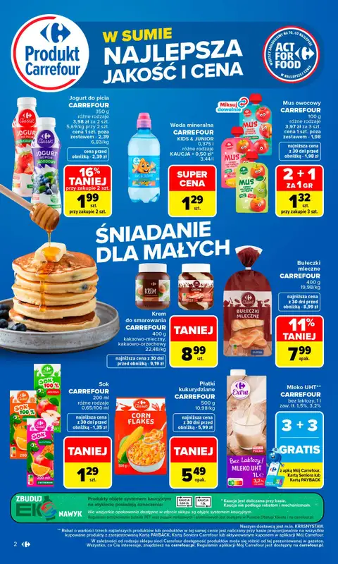 Carrefour - gazetka promocyjna Gazetka Produkt Carrefour najlepsza jakość i cena   - strona 2