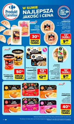Carrefour - gazetka promocyjna Gazetka Produkt Carrefour najlepsza jakość i cena od poniedziałku 24.08 do soboty 05.09 - strona 4