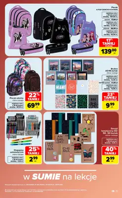 Carrefour - gazetka promocyjna Gazetka w sumie same okazje od poniedziałku 24.08 do soboty 05.09 - strona 15