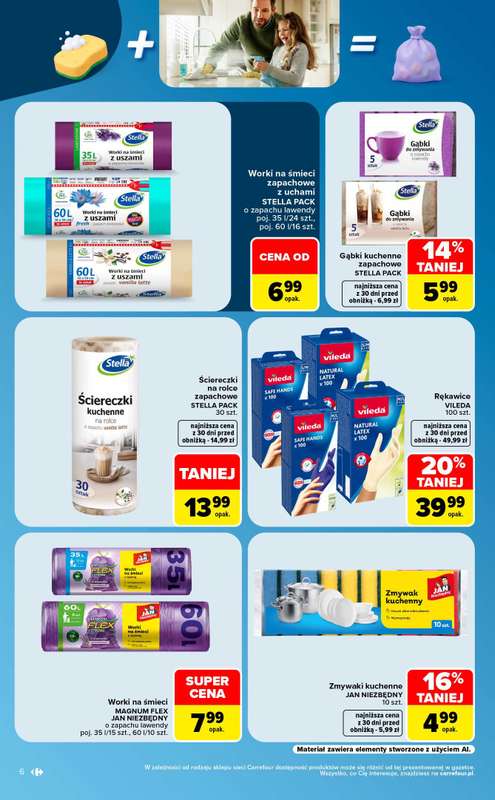 Carrefour - gazetka promocyjna Gazetka w sumie same okazje od poniedziałku 24.08 do soboty 05.09 - strona 6