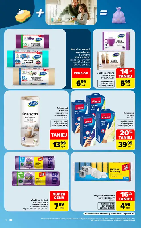 Carrefour - gazetka promocyjna Gazetka w sumie same okazje od poniedziałku 24.08 do soboty 05.09 - strona 6