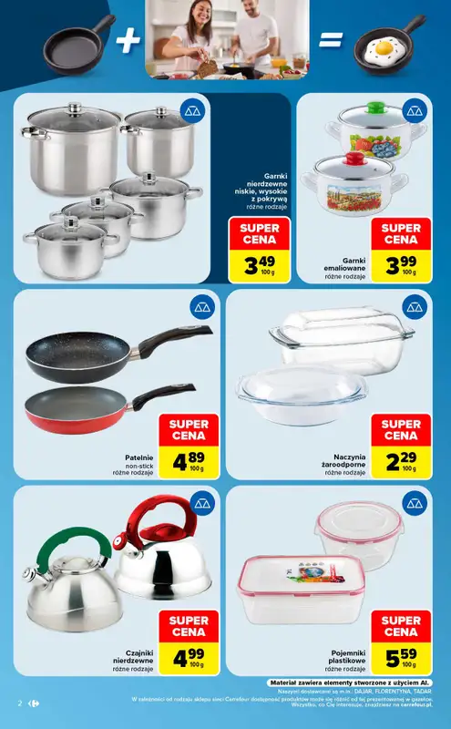Carrefour - gazetka promocyjna Gazetka w sumie same okazje od poniedziałku 24.08 do soboty 05.09 - strona 2