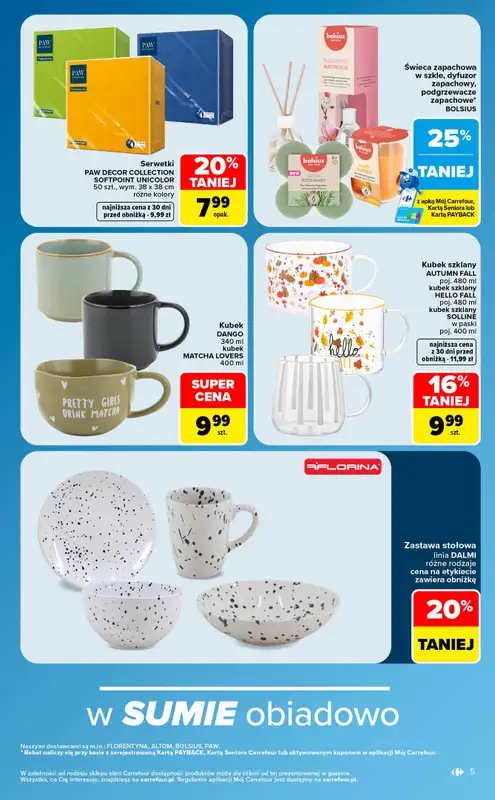 Carrefour - gazetka promocyjna Gazetka w sumie same okazje od poniedziałku 24.08 do soboty 05.09 - strona 5