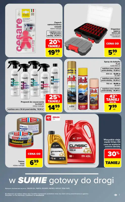 Carrefour - gazetka promocyjna Gazetka w sumie same okazje od poniedziałku 24.08 do soboty 05.09 - strona 7