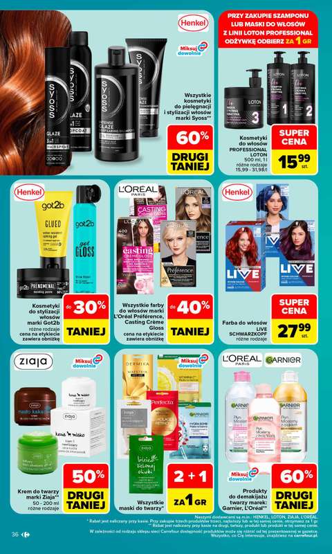 Carrefour Market - gazetka promocyjna Gazetka Carrefour Market od poniedziałku od poniedziałku 24.08 do niedzieli 30.08 - strona 38