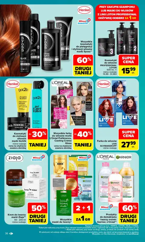 Carrefour Market - gazetka promocyjna Gazetka Carrefour Market od poniedziałku od poniedziałku 24.08 do niedzieli 30.08 - strona 38