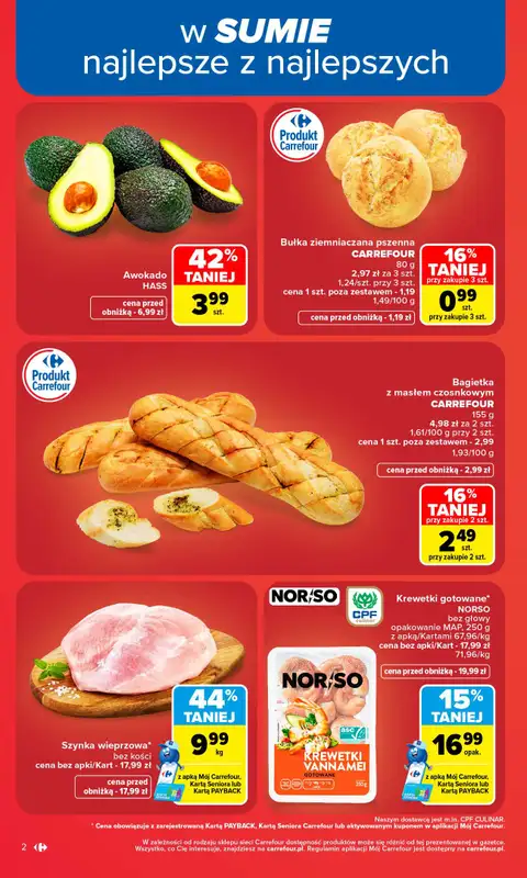 Carrefour Market - gazetka promocyjna Gazetka Carrefour Market od poniedziałku od poniedziałku 24.08 do niedzieli 30.08 - strona 4