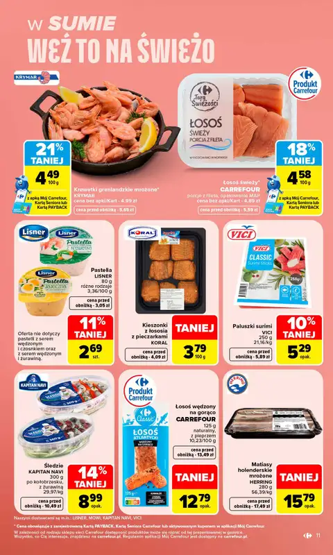 Carrefour Market - gazetka promocyjna Gazetka Carrefour Market od poniedziałku od poniedziałku 24.08 do niedzieli 30.08 - strona 13