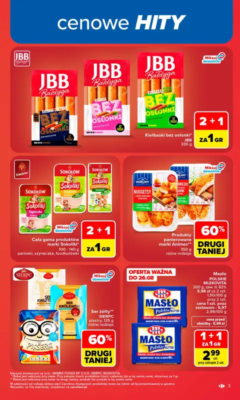 Carrefour Market - gazetka promocyjna Gazetka Carrefour Market od poniedziałku od poniedziałku 24.08 do niedzieli 30.08 - strona 5