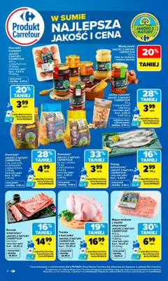 Carrefour Market - gazetka promocyjna Gazetka Produkt Carrefour najlepsza jakość i cena od poniedziałku 24.08 do soboty 05.09 - strona 8