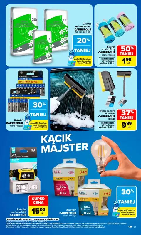Carrefour Market - gazetka promocyjna Gazetka Produkt Carrefour najlepsza jakość i cena od poniedziałku 24.08 do soboty 05.09 - strona 21