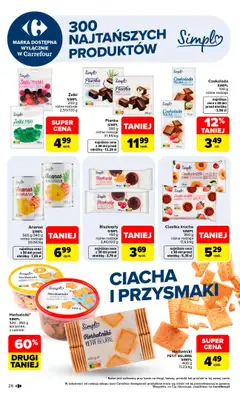 Carrefour Market - gazetka promocyjna Gazetka Produkt Carrefour najlepsza jakość i cena od poniedziałku 24.08 do soboty 05.09 - strona 26
