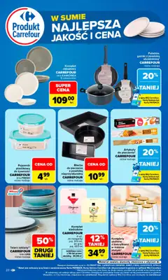 Carrefour Market - gazetka promocyjna Gazetka Produkt Carrefour najlepsza jakość i cena od poniedziałku 24.08 do soboty 05.09 - strona 20