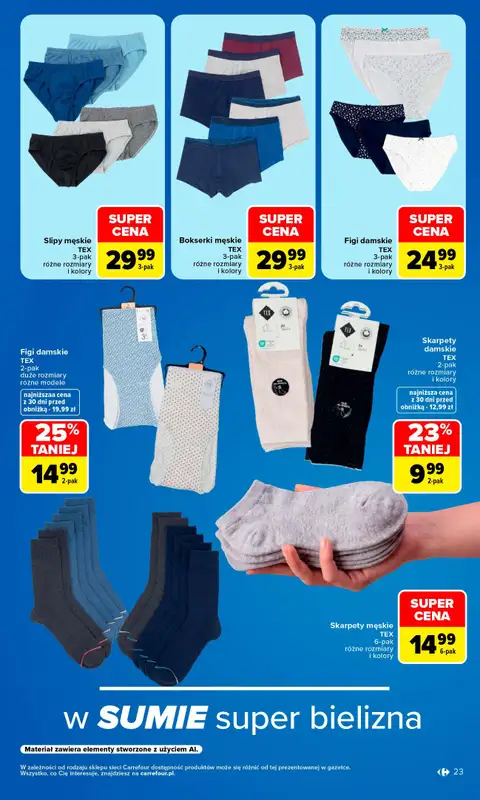 Carrefour Market - gazetka promocyjna Gazetka Produkt Carrefour najlepsza jakość i cena od poniedziałku 24.08 do soboty 05.09 - strona 23
