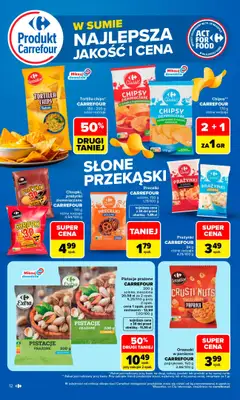Carrefour Market - gazetka promocyjna Gazetka Produkt Carrefour najlepsza jakość i cena od poniedziałku 24.08 do soboty 05.09 - strona 12