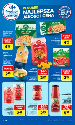 Carrefour Market - gazetka promocyjna Gazetka Produkt Carrefour najlepsza jakość i cena od poniedziałku 24.08 do soboty 05.09 - strona 10