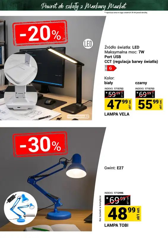 Merkury Market - gazetka promocyjna Gazetka Powrót do szkoły od soboty 22.08 do niedzieli 30.08 - strona 14