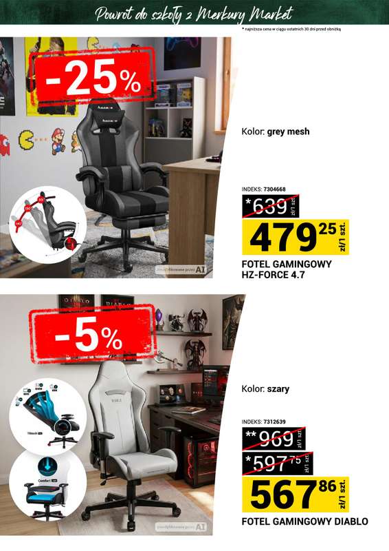 Merkury Market - gazetka promocyjna Gazetka Powrót do szkoły od soboty 22.08 do niedzieli 30.08 - strona 11