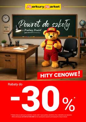 Merkury Market - gazetka promocyjna Gazetka Powrót do szkoły od soboty 22.08 do niedzieli 30.08