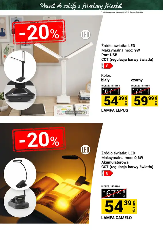 Merkury Market - gazetka promocyjna Gazetka Powrót do szkoły od soboty 22.08 do niedzieli 30.08 - strona 15