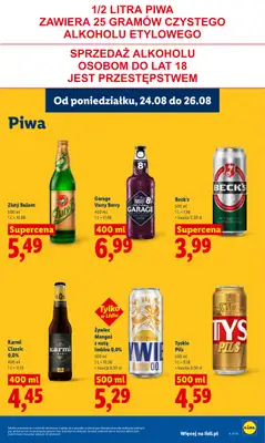 Lidl - gazetka promocyjna Oferta od poniedziałku od poniedziałku 24.08 do środy 26.08 - strona 77