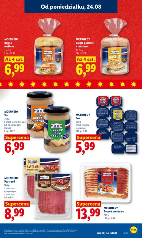 Lidl - gazetka promocyjna Oferta od poniedziałku od poniedziałku 24.08 do środy 26.08 - strona 57