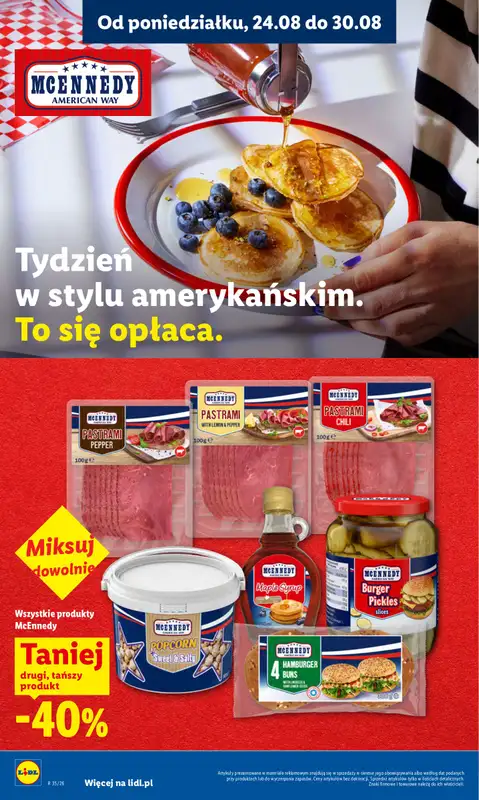 Lidl - gazetka promocyjna Oferta od poniedziałku od poniedziałku 24.08 do środy 26.08 - strona 54