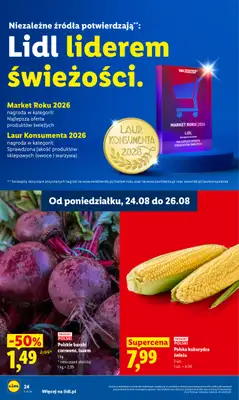 Lidl - gazetka promocyjna Oferta od poniedziałku od poniedziałku 24.08 do środy 26.08 - strona 36
