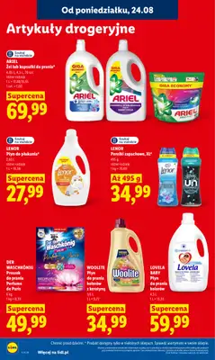 Lidl - gazetka promocyjna Oferta od poniedziałku od poniedziałku 24.08 do środy 26.08 - strona 92
