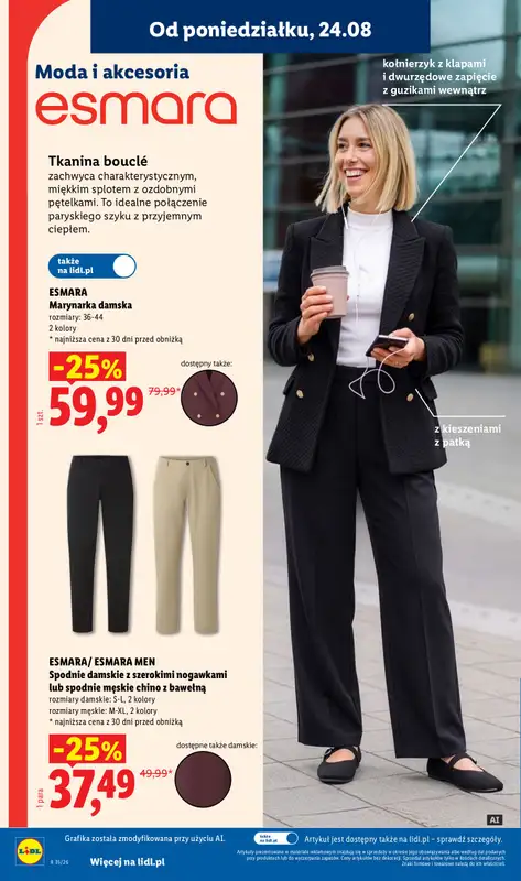 Lidl - gazetka promocyjna Oferta od poniedziałku od poniedziałku 24.08 do środy 26.08 - strona 32
