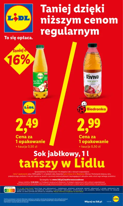 Lidl - gazetka promocyjna Oferta od poniedziałku od poniedziałku 24.08 do środy 26.08 - strona 7