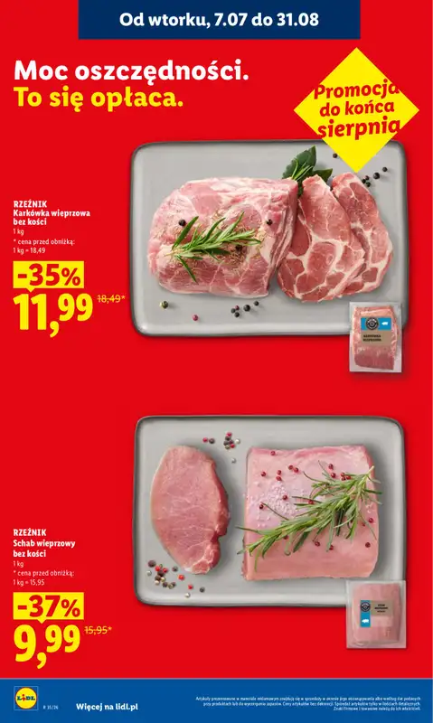 Lidl - gazetka promocyjna Oferta od poniedziałku od poniedziałku 24.08 do środy 26.08 - strona 14