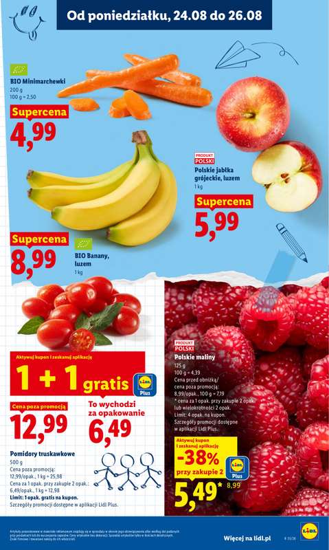 Lidl - gazetka promocyjna Oferta od poniedziałku od poniedziałku 24.08 do środy 26.08 - strona 67