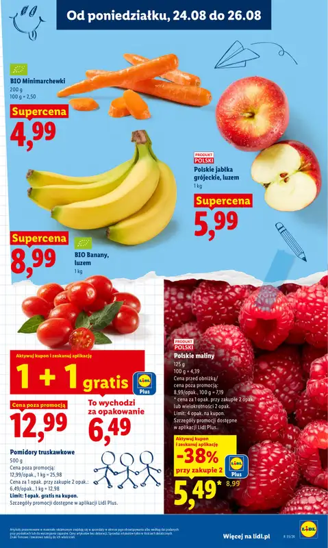 Lidl - gazetka promocyjna Oferta od poniedziałku od poniedziałku 24.08 do środy 26.08 - strona 67