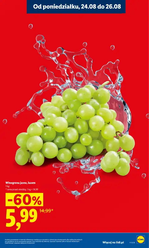 Lidl - gazetka promocyjna Oferta od poniedziałku od poniedziałku 24.08 do środy 26.08 - strona 17
