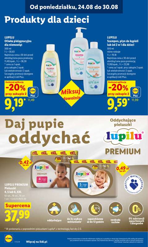 Lidl - gazetka promocyjna Oferta od poniedziałku od poniedziałku 24.08 do środy 26.08 - strona 88