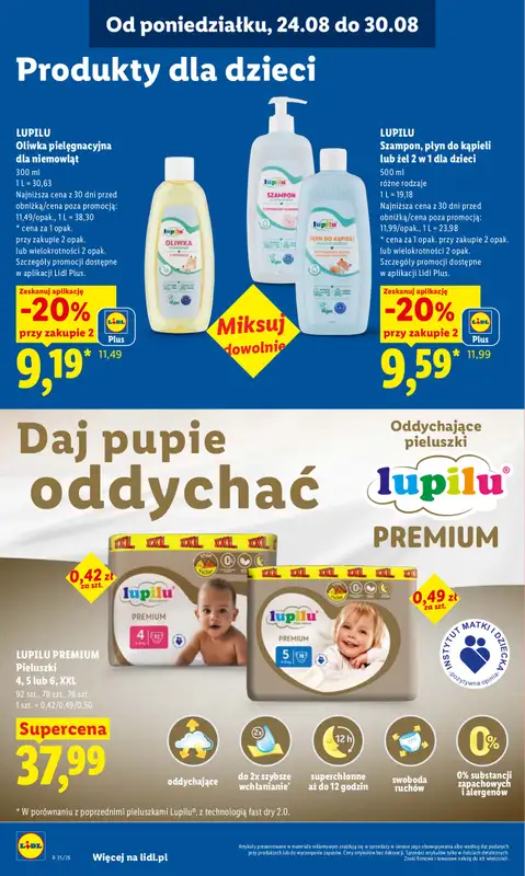 Lidl - gazetka promocyjna Oferta od poniedziałku od poniedziałku 24.08 do środy 26.08 - strona 88