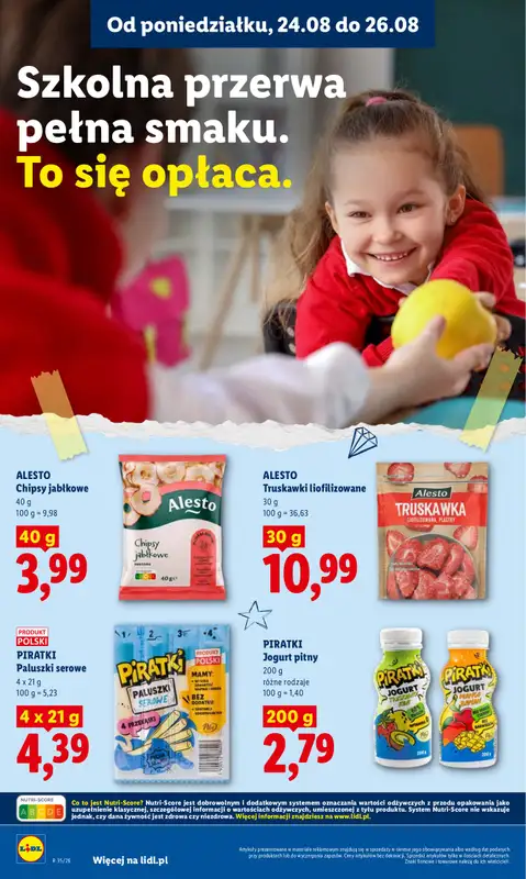 Lidl - gazetka promocyjna Oferta od poniedziałku od poniedziałku 24.08 do środy 26.08 - strona 66