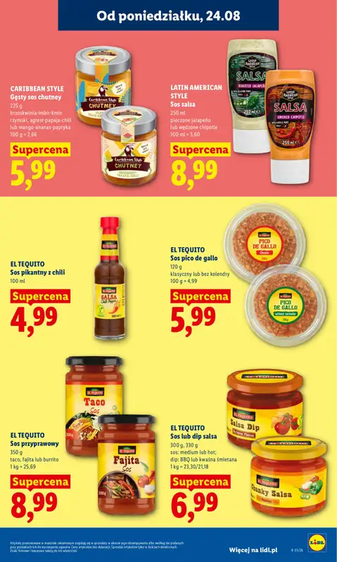 Lidl - gazetka promocyjna Oferta od poniedziałku od poniedziałku 24.08 do środy 26.08 - strona 61