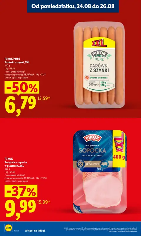 Lidl - gazetka promocyjna Oferta od poniedziałku od poniedziałku 24.08 do środy 26.08 - strona 12