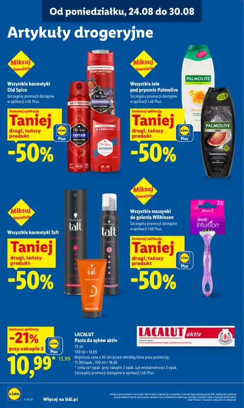 Lidl - gazetka promocyjna Oferta od poniedziałku od poniedziałku 24.08 do środy 26.08 - strona 90