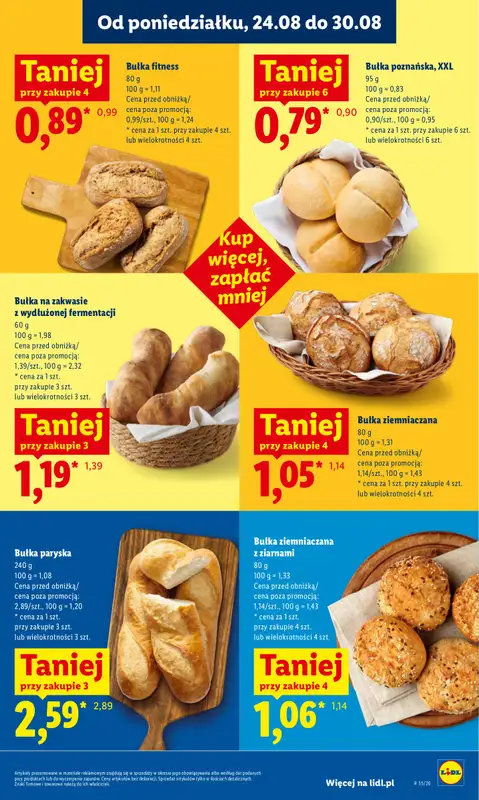 Lidl - gazetka promocyjna Oferta od poniedziałku od poniedziałku 24.08 do środy 26.08 - strona 45