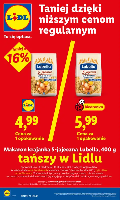 Lidl - gazetka promocyjna Oferta od poniedziałku od poniedziałku 24.08 do środy 26.08 - strona 6