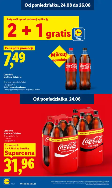 Lidl - gazetka promocyjna Oferta od poniedziałku od poniedziałku 24.08 do środy 26.08 - strona 22