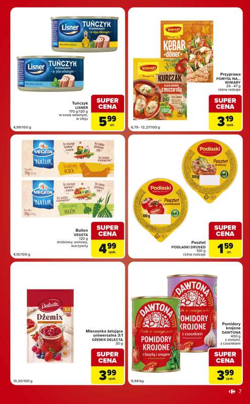 Carrefour Market - gazetka promocyjna Gazetka Ekspresowe zakupy od wtorku 25.08 do poniedziałku 31.08 - strona 7
