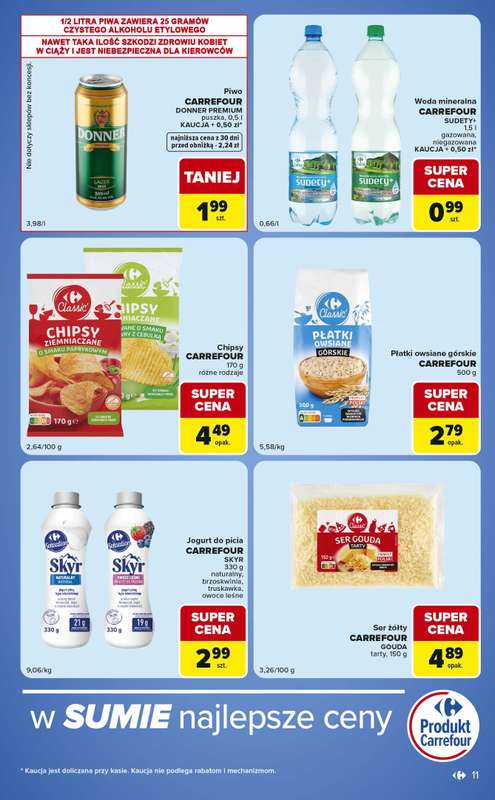Carrefour Market - gazetka promocyjna Gazetka Ekspresowe zakupy od wtorku 25.08 do poniedziałku 31.08 - strona 11
