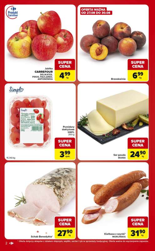 Carrefour Market - gazetka promocyjna Gazetka Ekspresowe zakupy od wtorku 25.08 do poniedziałku 31.08 - strona 2